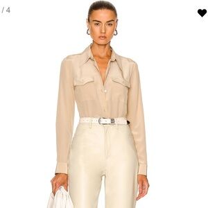 NILI LOTAN | Ninette Silk Blouse